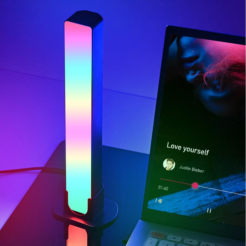 LIXINCORDA ZM-021 2Pcs Desktop Ambient Light RGB Light Stick Gaming Music Sensor Lamp (Tuya WiFi Version Alexa Google) Type A
LIXINCORDA ZM-021 2Pcs Desktop Ambient Light RGB Light Stick Gaming Music Sensor Lamp (Tuya WiFi Version Alexa Google) Type A