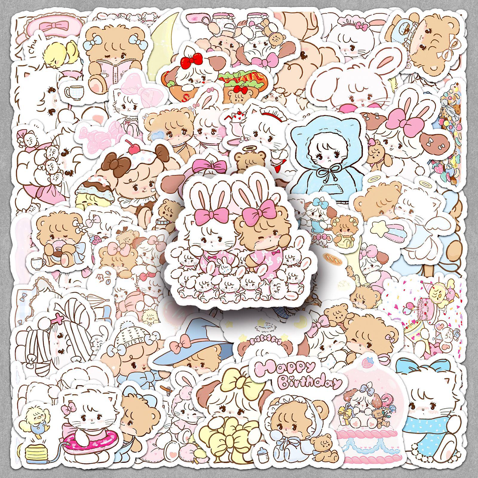 56 Mikko Cartoon Stickers: Cute Q Version, Waterproof, Perfect for Decorating Suitcases and Journals.
56 Mikko Cartoon Stickers: Cute Q Version, Waterproof, Perfect for Decorating Suitcases and Journals.