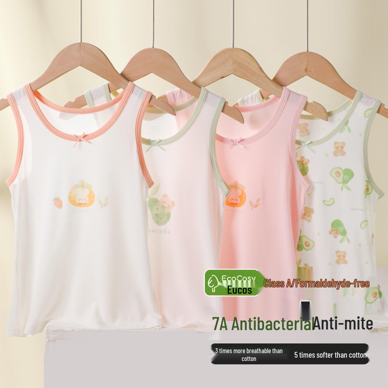 Two-piece Children s Summer Vest Set: Breathable Modal Camisole and Tank Top for Boys and Girls. 120 (for 110-120cm/35-45 kg)
Two-piece Children s Summer Vest Set: Breathable Modal Camisole and Tank Top for Boys and Girls. 120 (for 110-120cm/35-45 kg)