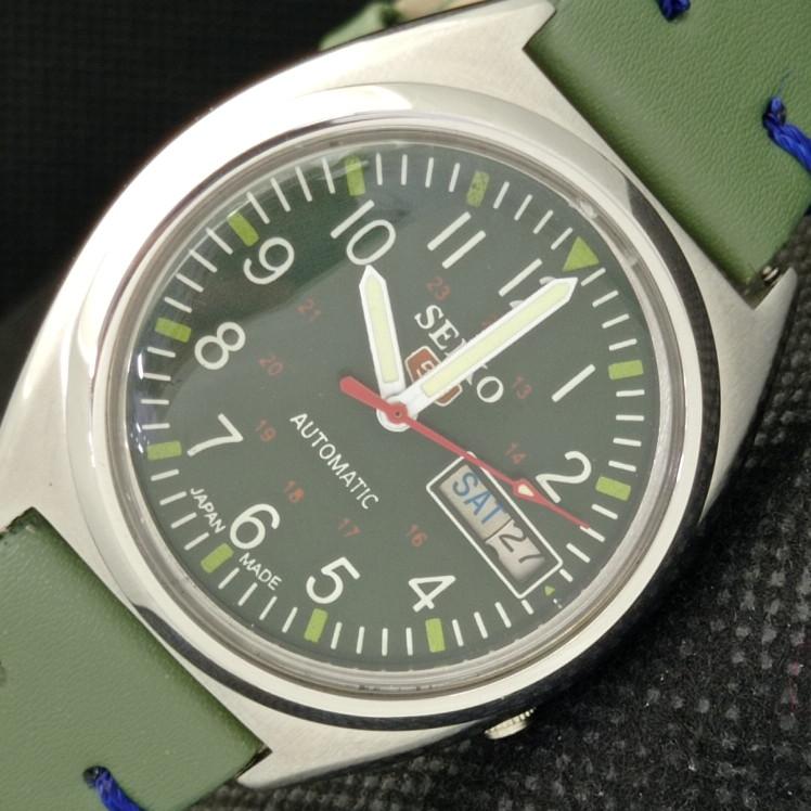 USED VINTAGE SEIKO 5 AUTOMATIC 7009A JAPAN MENS D/D GREEN WATCH 621b-a413504-2 SKU621b-a413504
USED VINTAGE SEIKO 5 AUTOMATIC 7009A JAPAN MENS D/D GREEN WATCH 621b-a413504-2 SKU621b-a413504