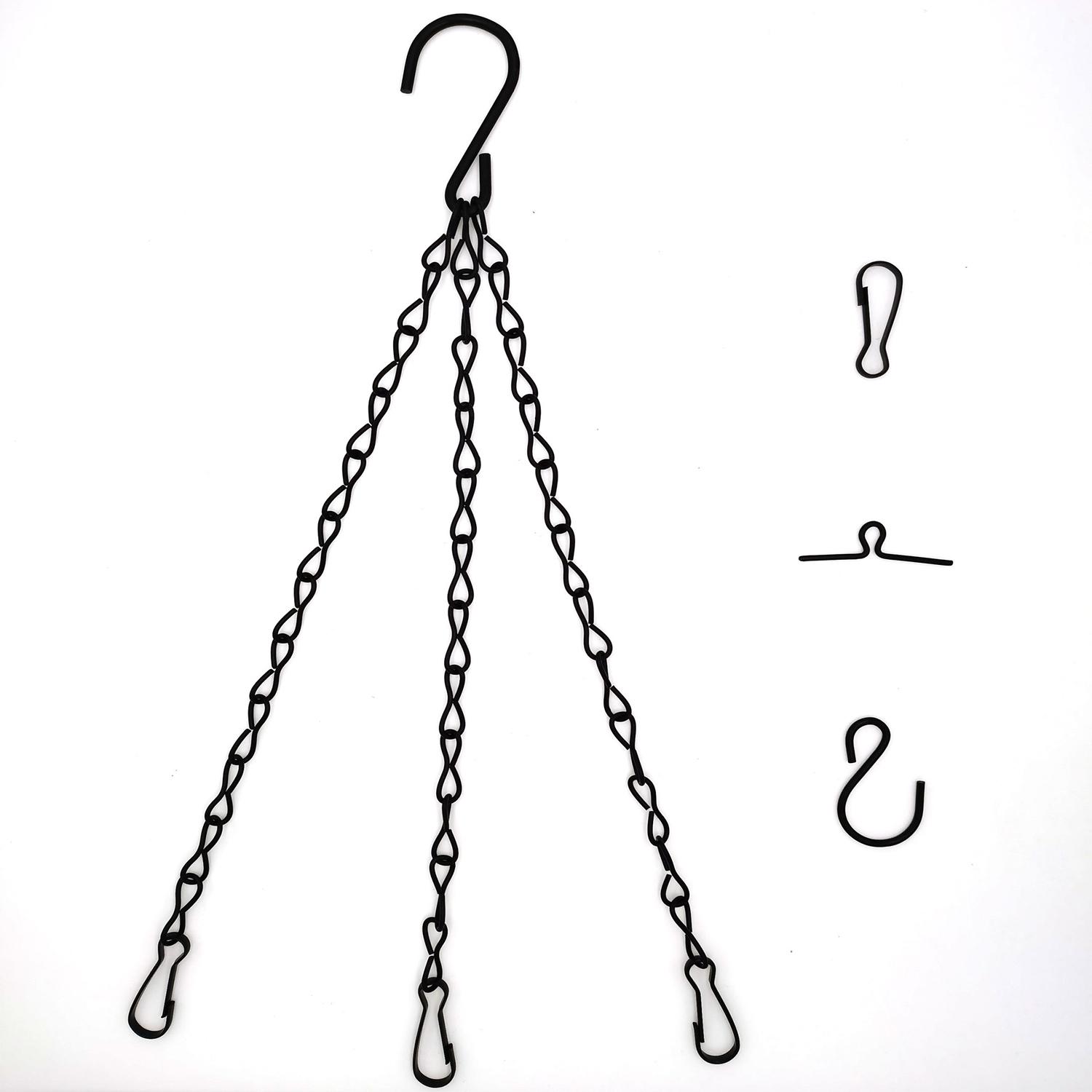 2Pcs 40Cm Imitation Hanging Baskets Chains with Hooks Plant Pot Replacement Chain Hanger for Bird Feeders Lanterns Ornaments
2Pcs 40Cm Imitation Hanging Baskets Chains with Hooks Plant Pot Replacement Chain Hanger for Bird Feeders Lanterns Ornaments