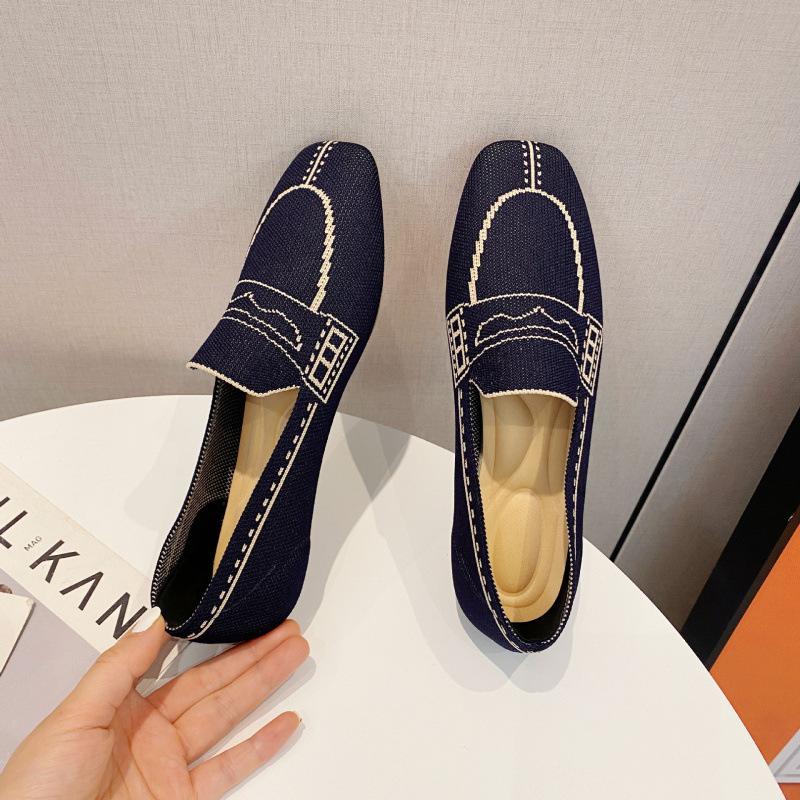 New square head one-pedal breathable woven single shoes women s shallow mouth shoes comfortable Doudou shoes 40 королівський синій колір
New square head one-pedal breathable woven single shoes women s shallow mouth shoes comfortable Doudou shoes 40 королівський синій колір