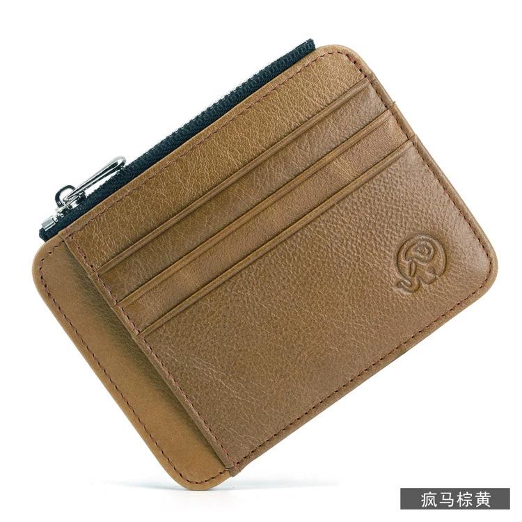 Thin Genuine Leather Mini Bank Credit Card Wallet Id Card Holder Men s Small Wallet Thin Sleeve Zipper Short Coin Wallets
Thin Genuine Leather Mini Bank Credit Card Wallet Id Card Holder Men s Small Wallet Thin Sleeve Zipper Short Coin Wallets