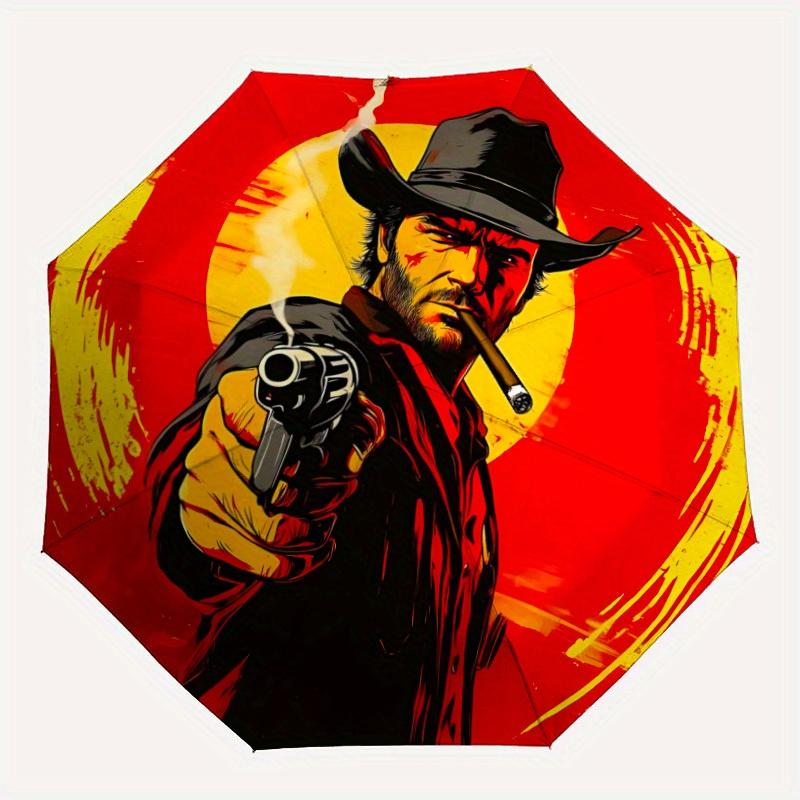 Red Dead Redemption 2 Automatic Open/Close Windproof Umbrella Folding Umbrella,Portable Compact Perfect Gift for Birthday, Christmas0809196
Red Dead Redemption 2 Automatic Open/Close Windproof Umbrella Folding Umbrella,Portable Compact Perfect Gift for Birthday, Christmas0809196