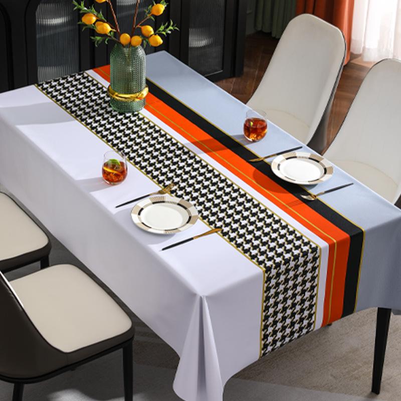 Light Luxury Exquisite Thousand Bird Grid Pvc Tablecloth Waterproof And Oil-Proof Coffee Table Cloth Ins Wind Dining Table Cloth Yarn Cloth 140*140cm
Light Luxury Exquisite Thousand Bird Grid Pvc Tablecloth Waterproof And Oil-Proof Coffee Table Cloth Ins Wind Dining Table Cloth Yarn Cloth 140*140cm