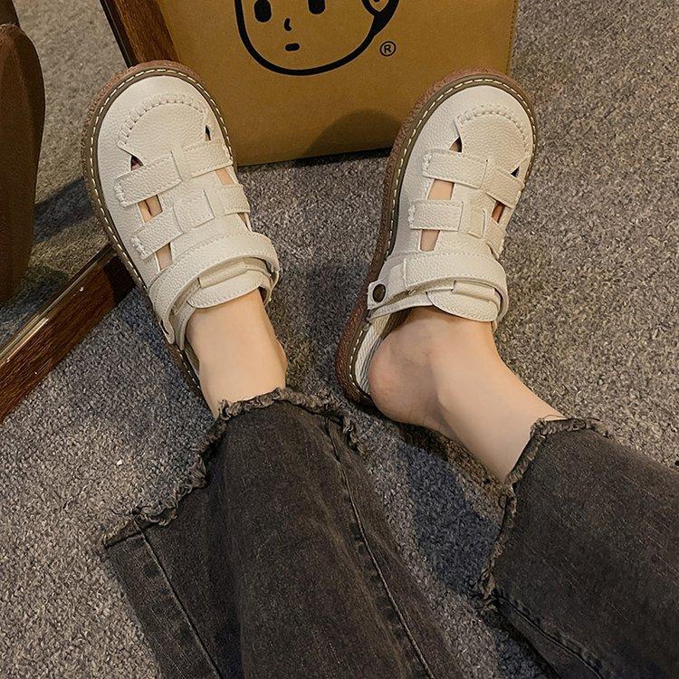 Босоножки Baotou женские дырочки обувь новая весна и лето два способа носки пляжные полушлепанцы для улицы беременные женщины Мори одинарная обувь 40 бежевый
Босоножки Baotou женские дырочки обувь новая весна и лето два способа носки пляжные полушлепанцы для улицы беременные женщины Мори одинарная обувь 40 бежевый