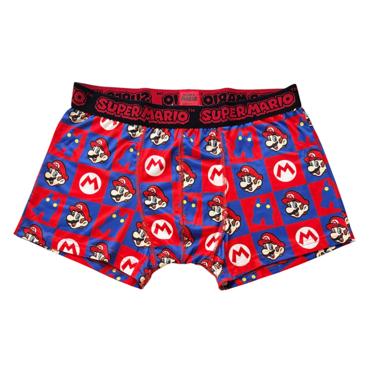 Small Planet Nintendo Super Mario Transfer Boxer Mario Size M Briefs, Face, Blue,
Small Planet Nintendo Super Mario Transfer Boxer Mario Size M Briefs, Face, Blue,