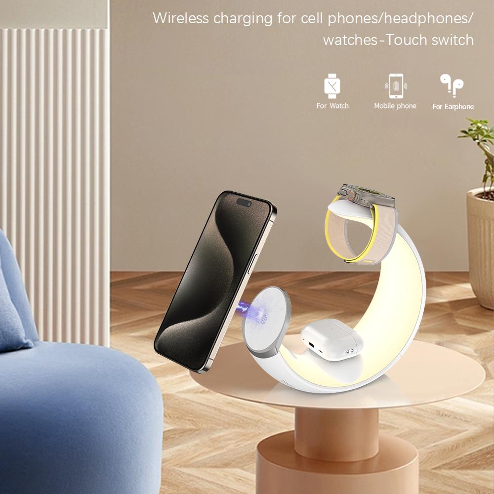 T9 For Samsung Watch/Airpods/Phone Magnetic Charging Stand 15W Wireless Charger Night Light
T9 For Samsung Watch/Airpods/Phone Magnetic Charging Stand 15W Wireless Charger Night Light