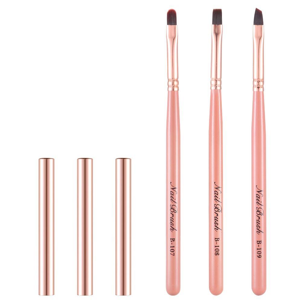 3Pcs Metal Handle Nail Art Clean-Up Brush Set Pink Manicure Tools Professional DIY
3Pcs Metal Handle Nail Art Clean-Up Brush Set Pink Manicure Tools Professional DIY