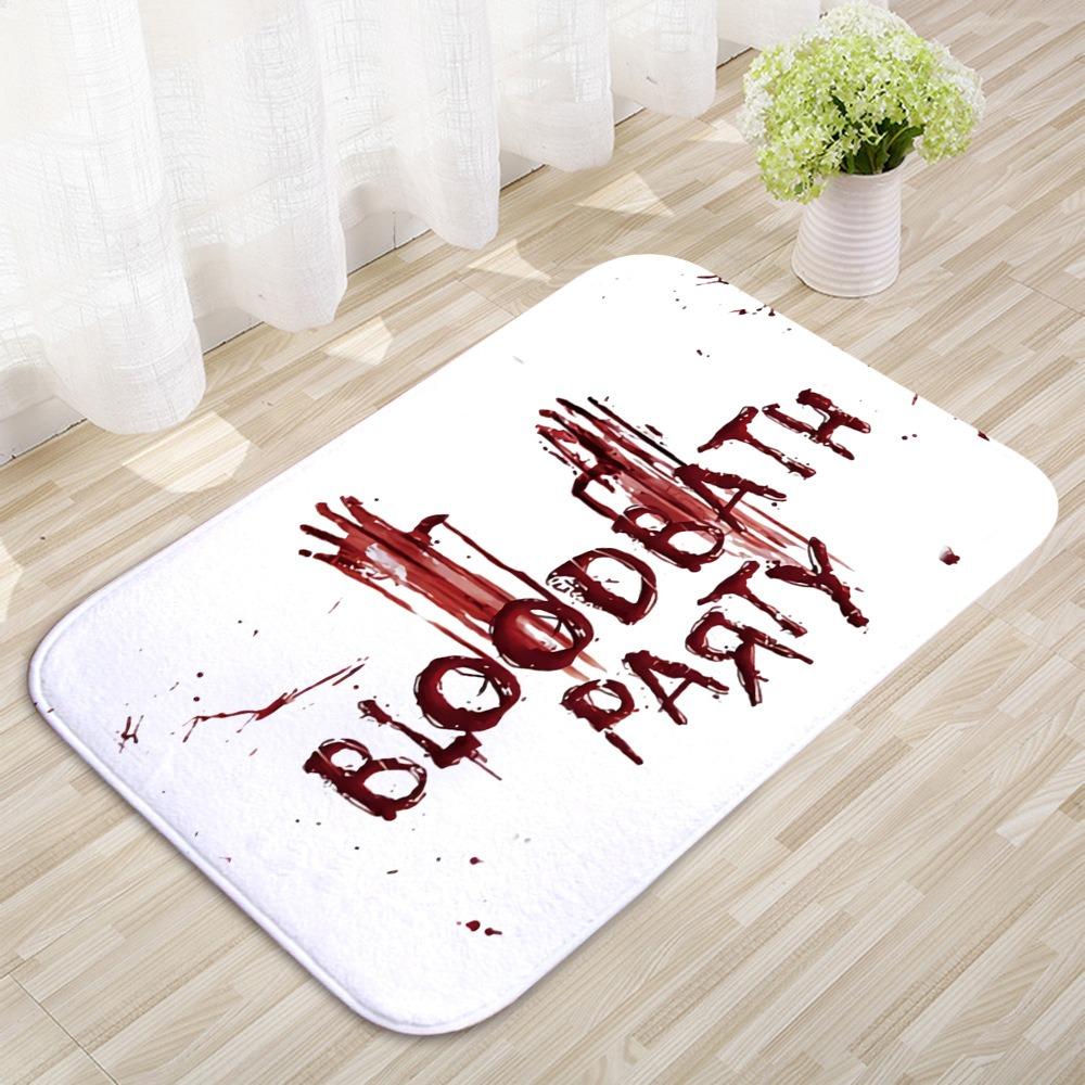 Non Slip Halloween Blood Footprint Doormat Water-absorbent Carpet Blood Stain Floor Mat Bedroom
Non Slip Halloween Blood Footprint Doormat Water-absorbent Carpet Blood Stain Floor Mat Bedroom