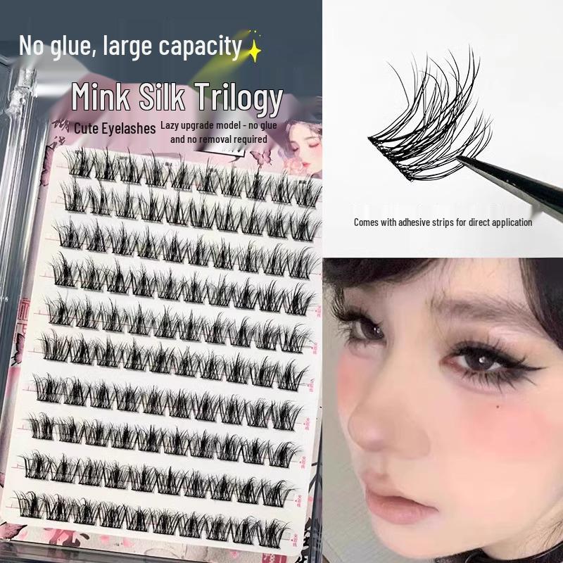 Mengjie Glue-Free Self-Adhesive 5D Mink False Eyelashes - Natural Little Devil Single Cluster 2025 Edition.
Mengjie Glue-Free Self-Adhesive 5D Mink False Eyelashes - Natural Little Devil Single Cluster 2025 Edition.