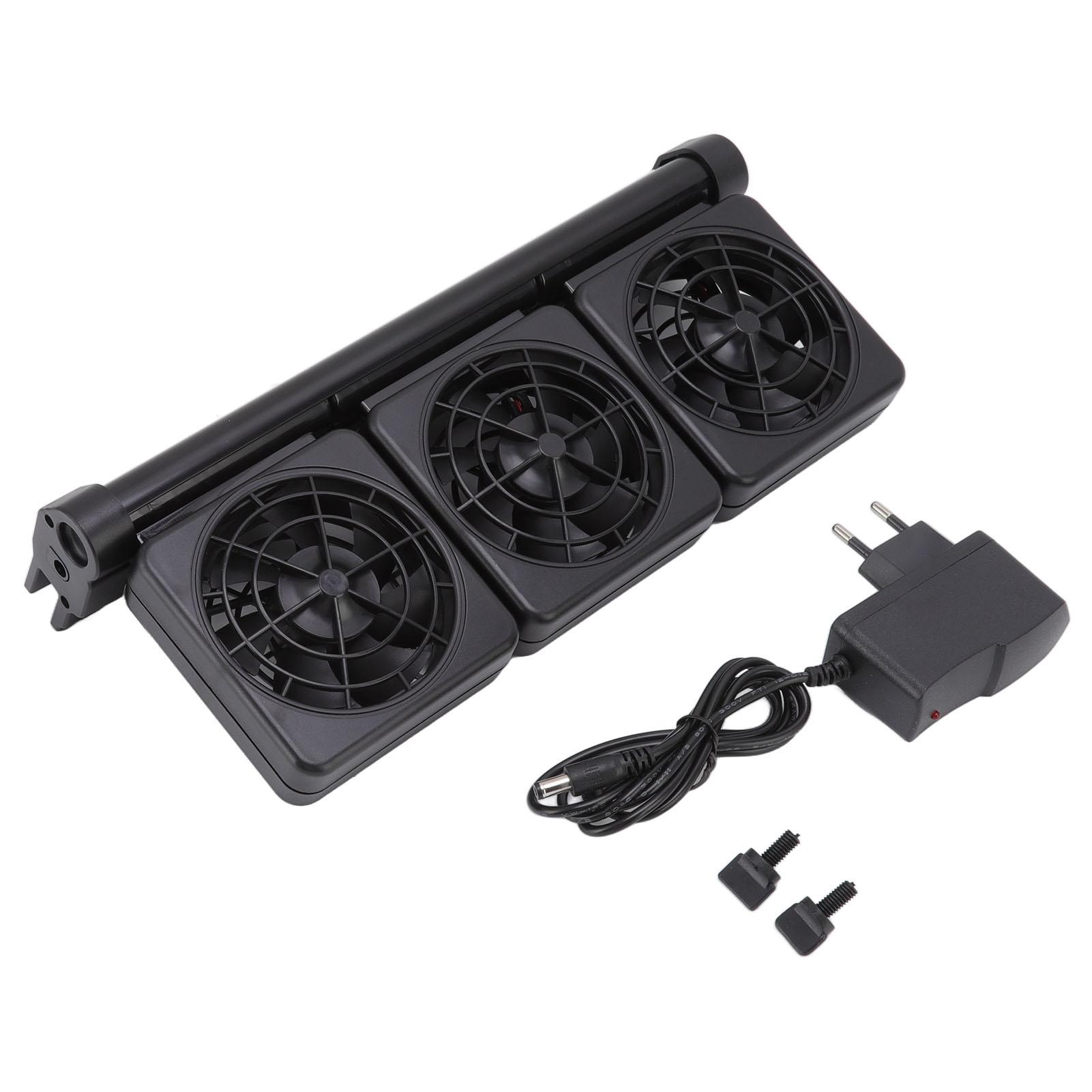 Fish Tank Cooling Fan 2 Speeds Adjustable Angle 3 Heads Aquarium Fans for Grass Shrimps Tank
Fish Tank Cooling Fan 2 Speeds Adjustable Angle 3 Heads Aquarium Fans for Grass Shrimps Tank