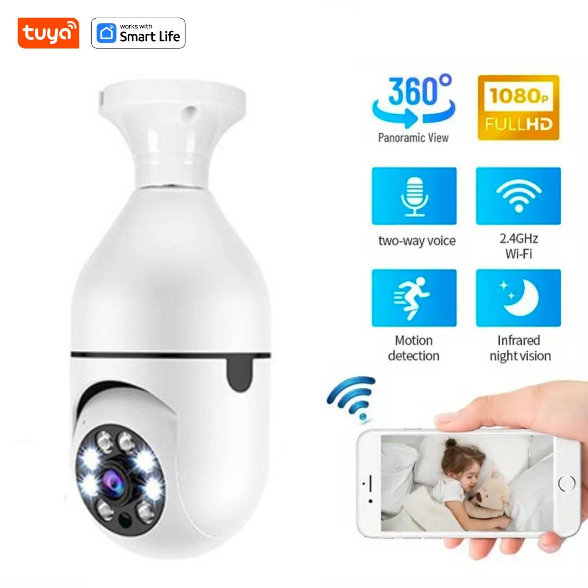 Tuya Smart Home 2.4G E27 Лампа Wifi Камера спостереження HD Нічна безпека Відеоспостереження Підтримка двостороннього аудіо Мобільний рух Only Camera White
Tuya Smart Home 2.4G E27 Лампа Wifi Камера спостереження HD Нічна безпека Відеоспостереження Підтримка двостороннього аудіо Мобільний рух Only Camera White