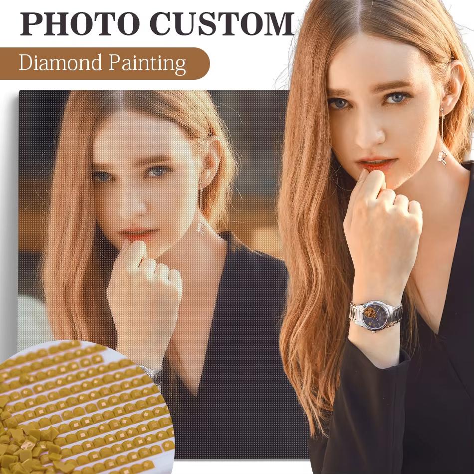 Photo Custom 5d Diamond Art Painting Kit for Adult Diy Diamond Art Photo Налаштуйте власне зображення для збереження краси 40x50cm
Photo Custom 5d Diamond Art Painting Kit for Adult Diy Diamond Art Photo Налаштуйте власне зображення для збереження краси 40x50cm