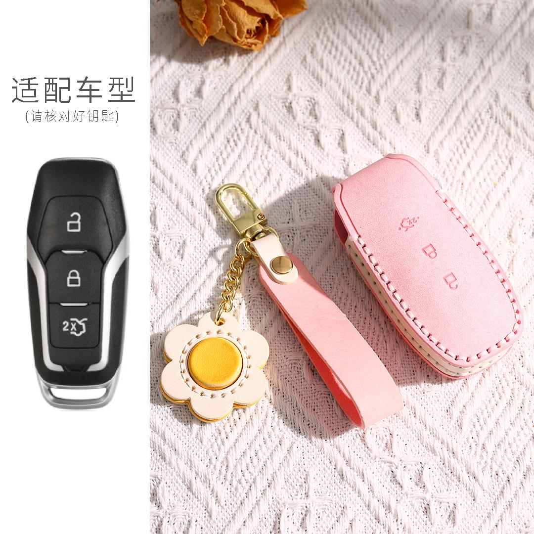 Suitable For Ford Taurus Car Key Cover High-End Vegetable Tanned Cowhide Handmade Keychain Women розовый
Suitable For Ford Taurus Car Key Cover High-End Vegetable Tanned Cowhide Handmade Keychain Women розовый