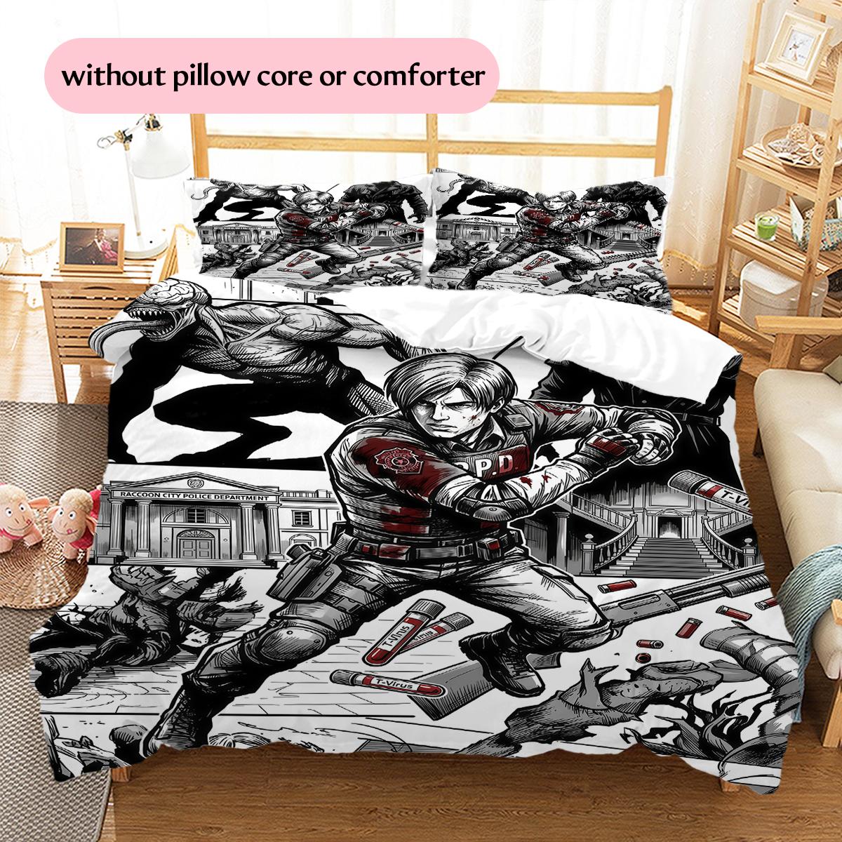 Resident Evil Lore & Environment Pattern Bedding Home Decoration Festival Gift (1 * duvet cover + 2 * pillowcase, without core) 135x200cm
Resident Evil Lore & Environment Pattern Bedding Home Decoration Festival Gift (1 * duvet cover + 2 * pillowcase, without core) 135x200cm