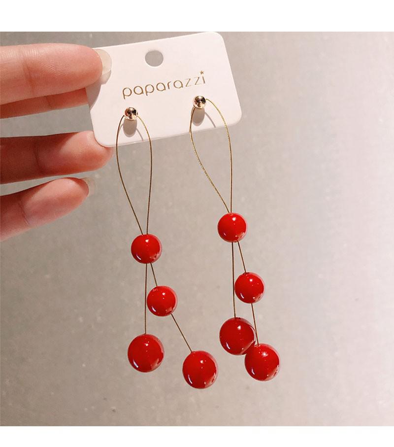 S925 Copper Needle Hot Sale Exaggerated Red Pearl Long Temperament Net Red Personality Tassel Simple Earrings Women s Zircon красный жемчуга
S925 Copper Needle Hot Sale Exaggerated Red Pearl Long Temperament Net Red Personality Tassel Simple Earrings Women s Zircon красный жемчуга