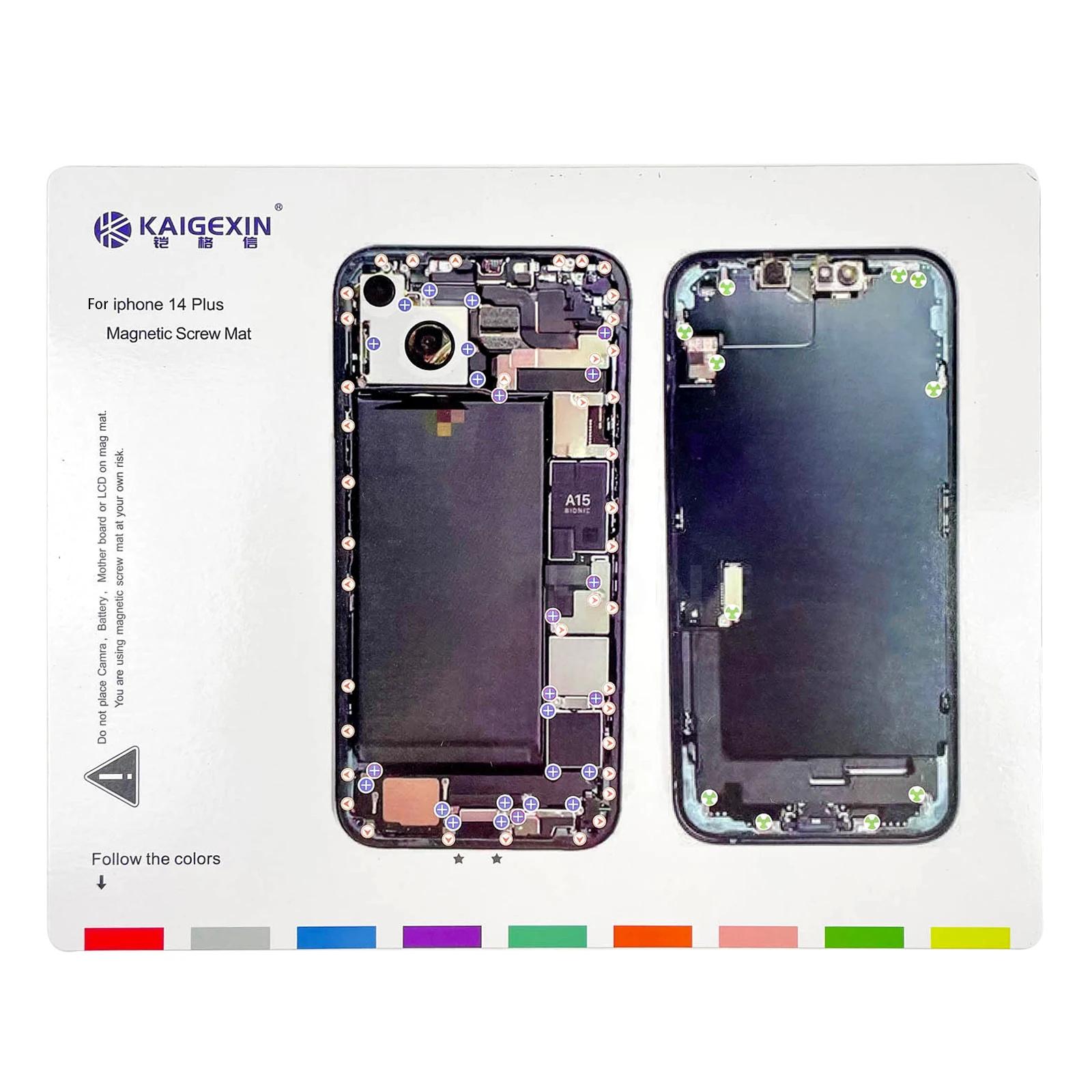 4Pcs Magnetic Work Pad for iPhone 14 Series Phone Repairing Magnetic Screw Mat Maintenance Pad Type A
4Pcs Magnetic Work Pad for iPhone 14 Series Phone Repairing Magnetic Screw Mat Maintenance Pad Type A