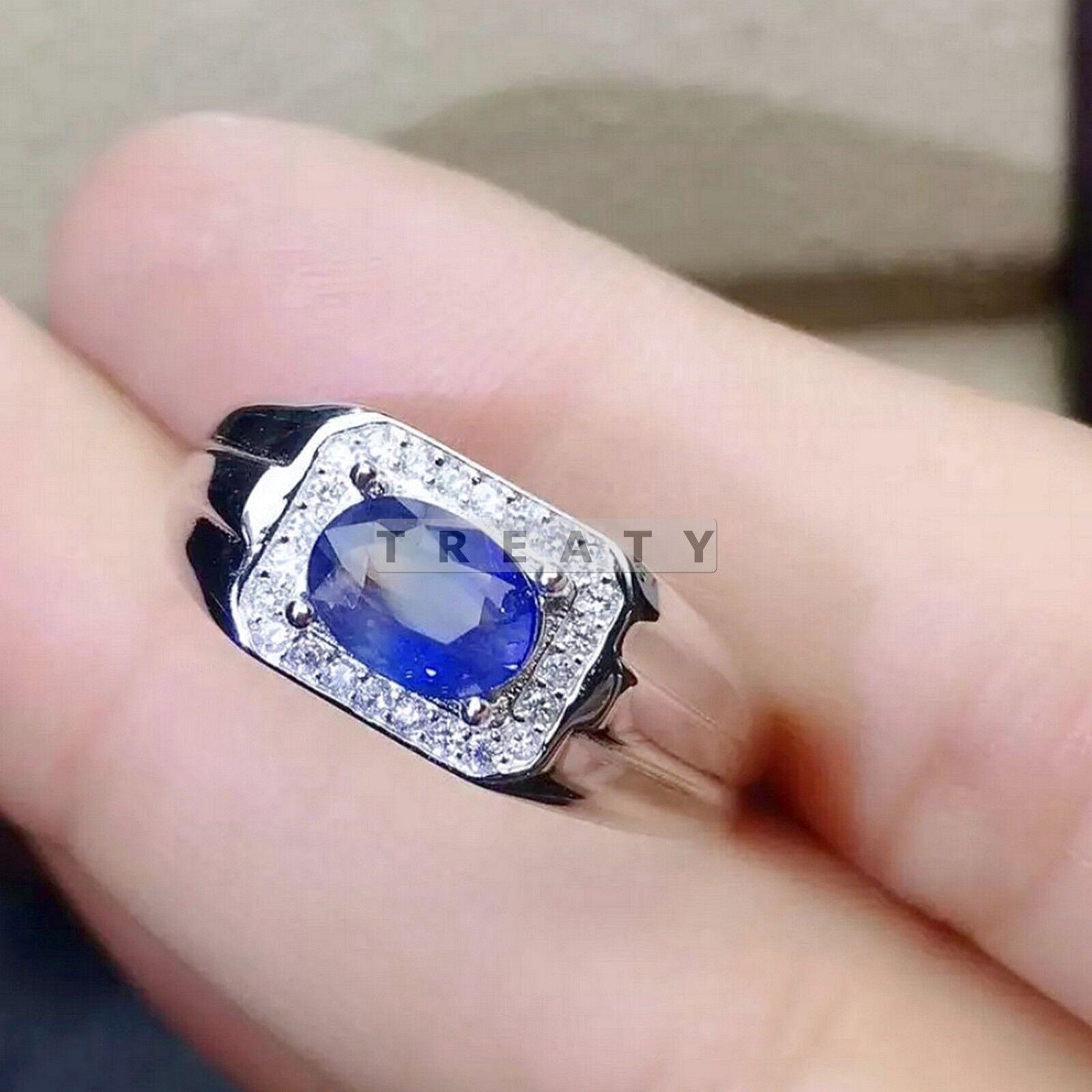 Blue Sapphire Oval Cut Gemstone With 925 Sterling Silver Ring For Men s #229 JL375725407322 4-16 US срібний
Blue Sapphire Oval Cut Gemstone With 925 Sterling Silver Ring For Men s #229 JL375725407322 4-16 US срібний