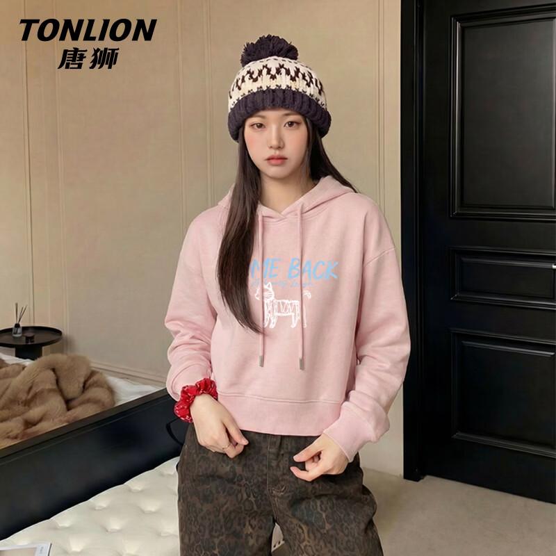 TonLion Women s Short Hooded Sweatshirt XL
TonLion Women s Short Hooded Sweatshirt XL