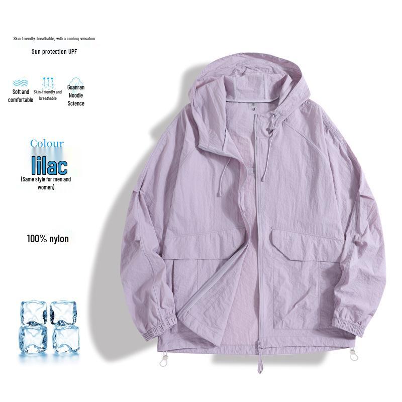 Мужская и женская легкая куртка с капюшоном для защиты от солнца UPF50+: Дышащий, Ледяной на ощупь, Защита от УФ-лучей для занятий спортом на открытом воздухе L фиолетовый/лиловый
Мужская и женская легкая куртка с капюшоном для защиты от солнца UPF50+: Дышащий, Ледяной на ощупь, Защита от УФ-лучей для занятий спортом на открытом воздухе L фиолетовый/лиловый
