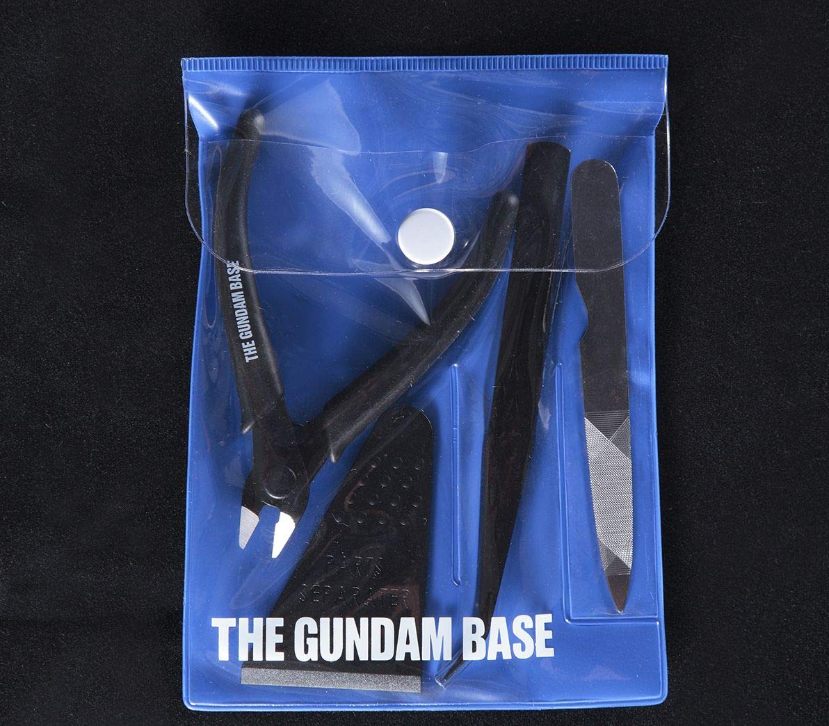 BANDAI SPIRITS Gundam Base Limited Plastic Model Tool Set Parts (Nippers, Tweezers, Separator, File)
BANDAI SPIRITS Gundam Base Limited Plastic Model Tool Set Parts (Nippers, Tweezers, Separator, File)