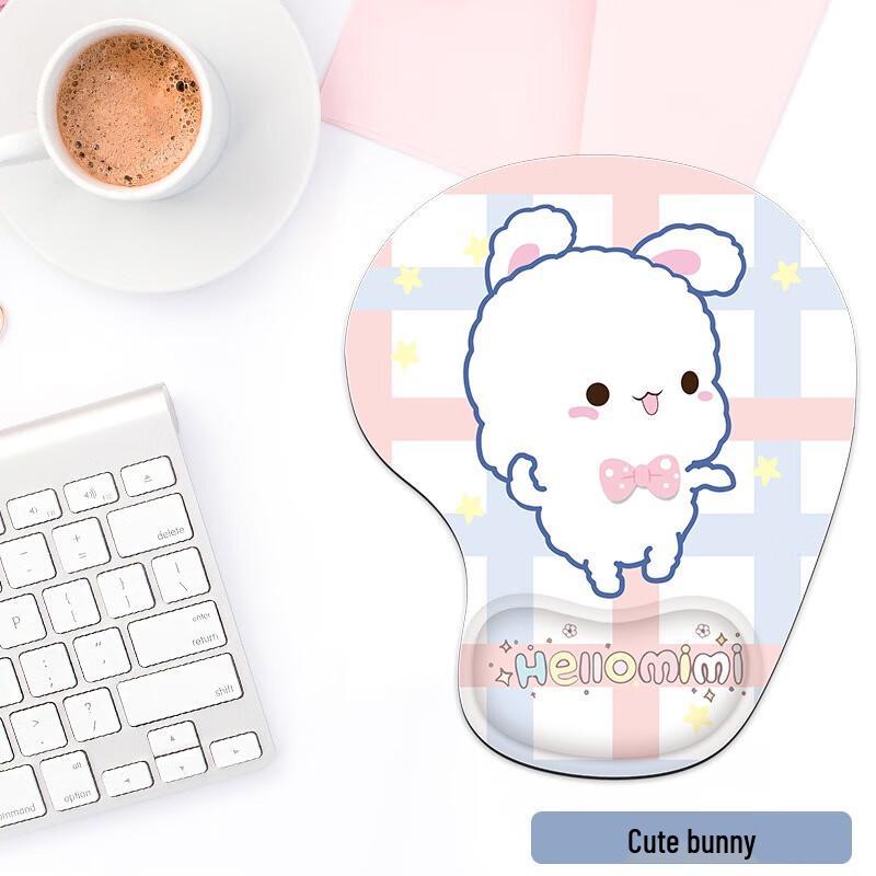 Cartoon Rabbit Mouse Pad with Wrist Rest
Cartoon Rabbit Mouse Pad with Wrist Rest