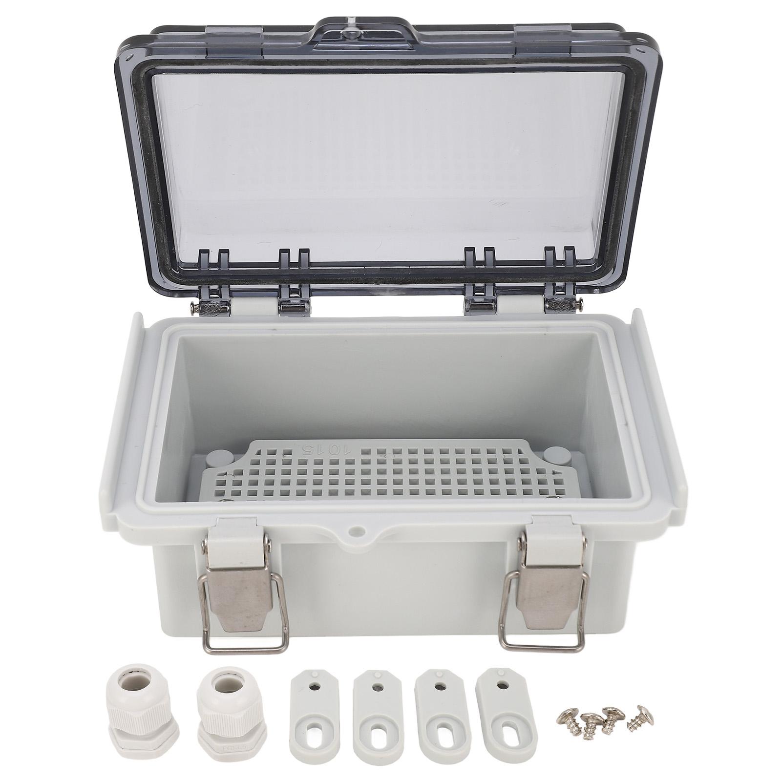 Electrical Junction Box IP67 Waterproof Outdoor Project Box Electrical Enclosure with Transparent Co
Electrical Junction Box IP67 Waterproof Outdoor Project Box Electrical Enclosure with Transparent Co