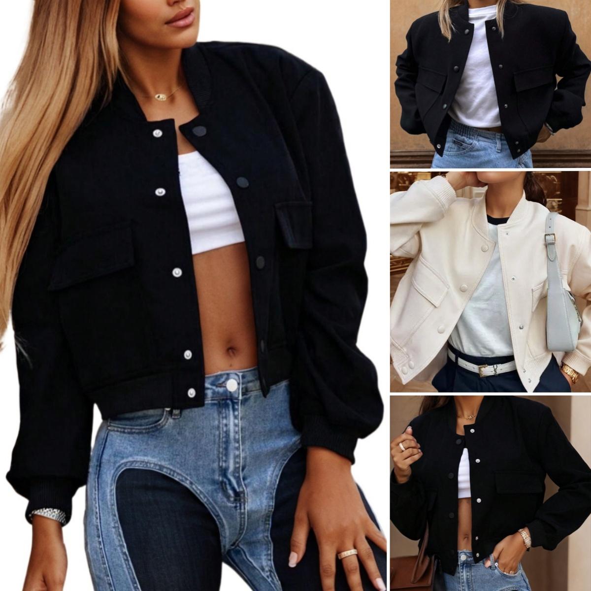 Rose Beauty A 90s Street Solid Buckle Front Valve Pocket Baseball воротник с длинным рукавом свободного кроя Повседневная весенняя куртка пальто S чёрный
Rose Beauty A 90s Street Solid Buckle Front Valve Pocket Baseball воротник с длинным рукавом свободного кроя Повседневная весенняя куртка пальто S чёрный