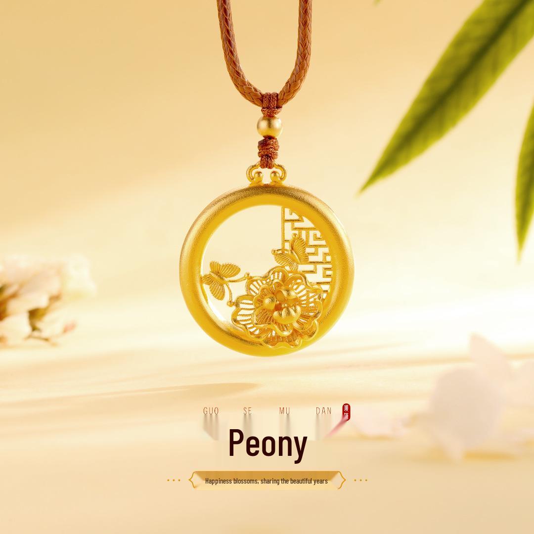 999 Sterling Silver Openwork Butterfly & Peony Necklace - Women s Retro Court Style Choker TL015115 Sterling Silver
999 Sterling Silver Openwork Butterfly & Peony Necklace - Women s Retro Court Style Choker TL015115 Sterling Silver