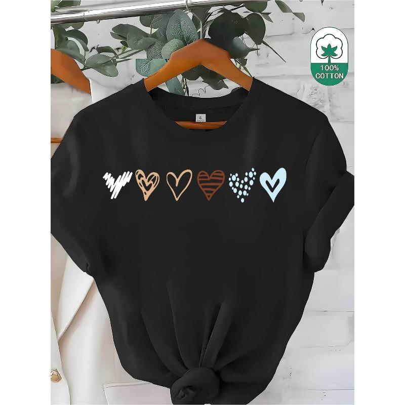 European size Women s Casual Short Sleeve T-Shirt - 180GSM Crew Neck Summer 4XL чорний
European size Women s Casual Short Sleeve T-Shirt - 180GSM Crew Neck Summer 4XL чорний