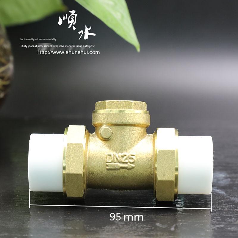 Горизонтальний латунний зворотний клапан PPR для гарячого розплавлення, запобігання зворотному потоку та зворотного руху - Доступний у розмірах 4 точок, 6 точок та 1 дюйм.
Горизонтальний латунний зворотний клапан PPR для гарячого розплавлення, запобігання зворотному потоку та зворотного руху - Доступний у розмірах 4 точок, 6 точок та 1 дюйм.