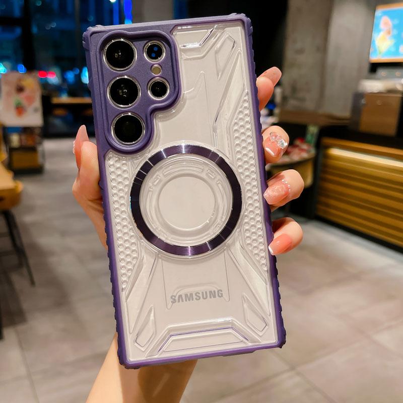 Броня противоударный чехол для телефона Magsafe для Samsung S24 Ultra S23 Plus FE S20 S21 A15 A25 A35 A55 A14 A34 A54 Прозрачная подушка безопасности Задняя крышка с беспроводной зарядкой for Samsung A54 фиолетовый
Броня противоударный чехол для телефона Magsafe для Samsung S24 Ultra S23 Plus FE S20 S21 A15 A25 A35 A55 A14 A34 A54 Прозрачная подушка безопасности Задняя крышка с беспроводной зарядкой for Samsung A54 фиолетовый