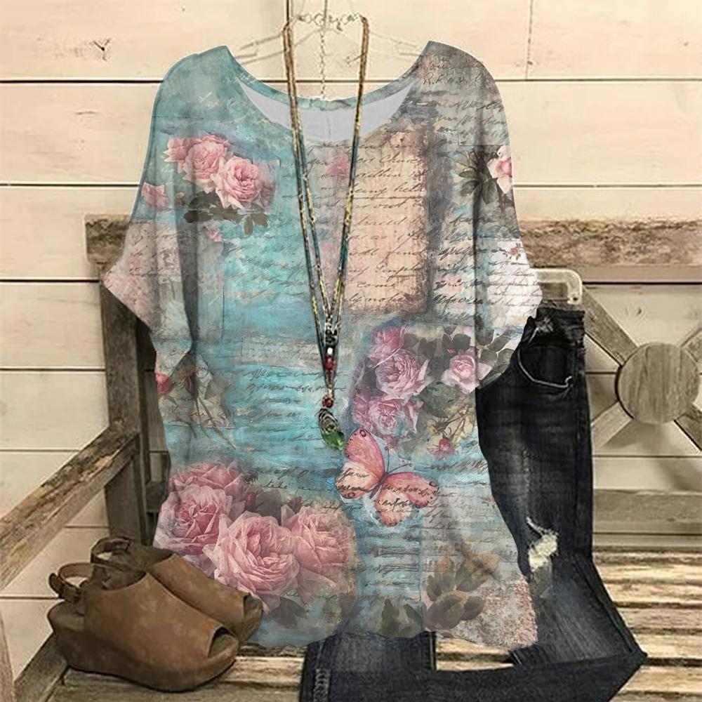Летний топ с круглым вырезом и 3D цветочным принтом, модная повседневная футболка с коротким рукавом больших размеров для женщин 6XL
Летний топ с круглым вырезом и 3D цветочным принтом, модная повседневная футболка с коротким рукавом больших размеров для женщин 6XL