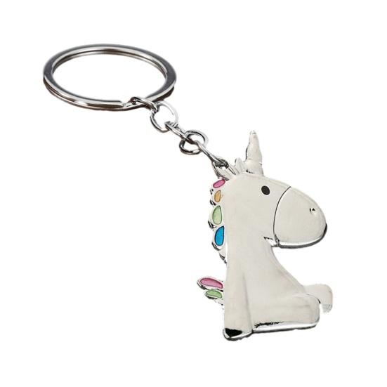 Unicorn Keychain Pendant Lightweight Metal Keychain Portable Bag Charms Creative Decorative белый
Unicorn Keychain Pendant Lightweight Metal Keychain Portable Bag Charms Creative Decorative белый
