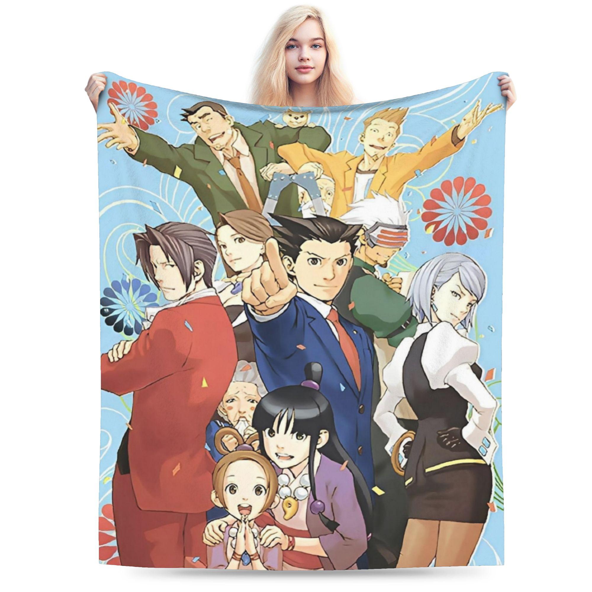 Phoenix Wright Ace Attorney Coral Fleece Plush Throw Blanket Game 90s Blankets for Bed Car Ultra-Soft Bed Rug 75x90cm
Phoenix Wright Ace Attorney Coral Fleece Plush Throw Blanket Game 90s Blankets for Bed Car Ultra-Soft Bed Rug 75x90cm