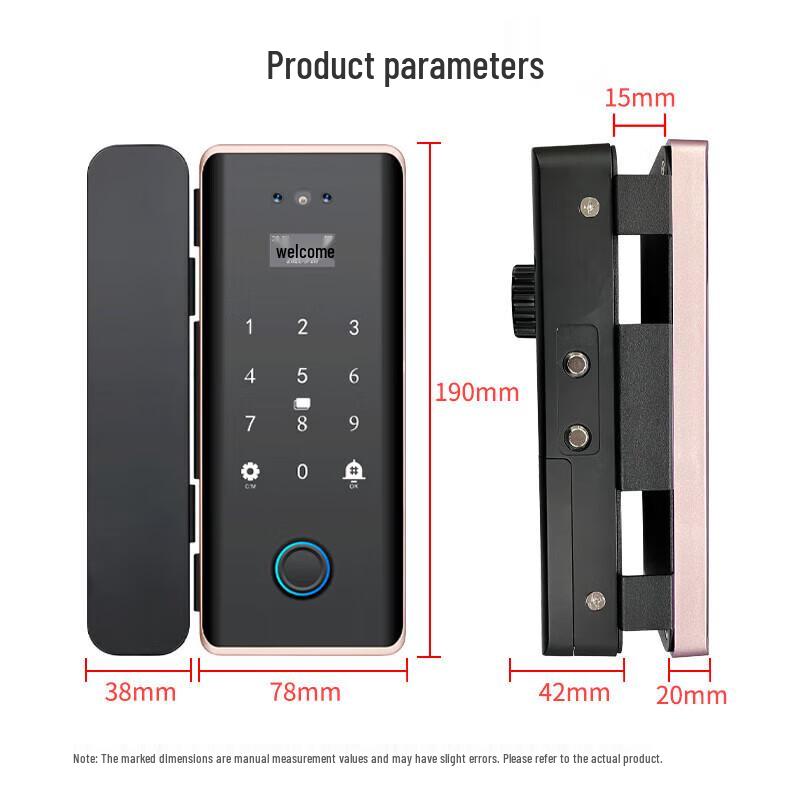 Realand ZD508 Face Recognition Smart Access Control Lock
Realand ZD508 Face Recognition Smart Access Control Lock