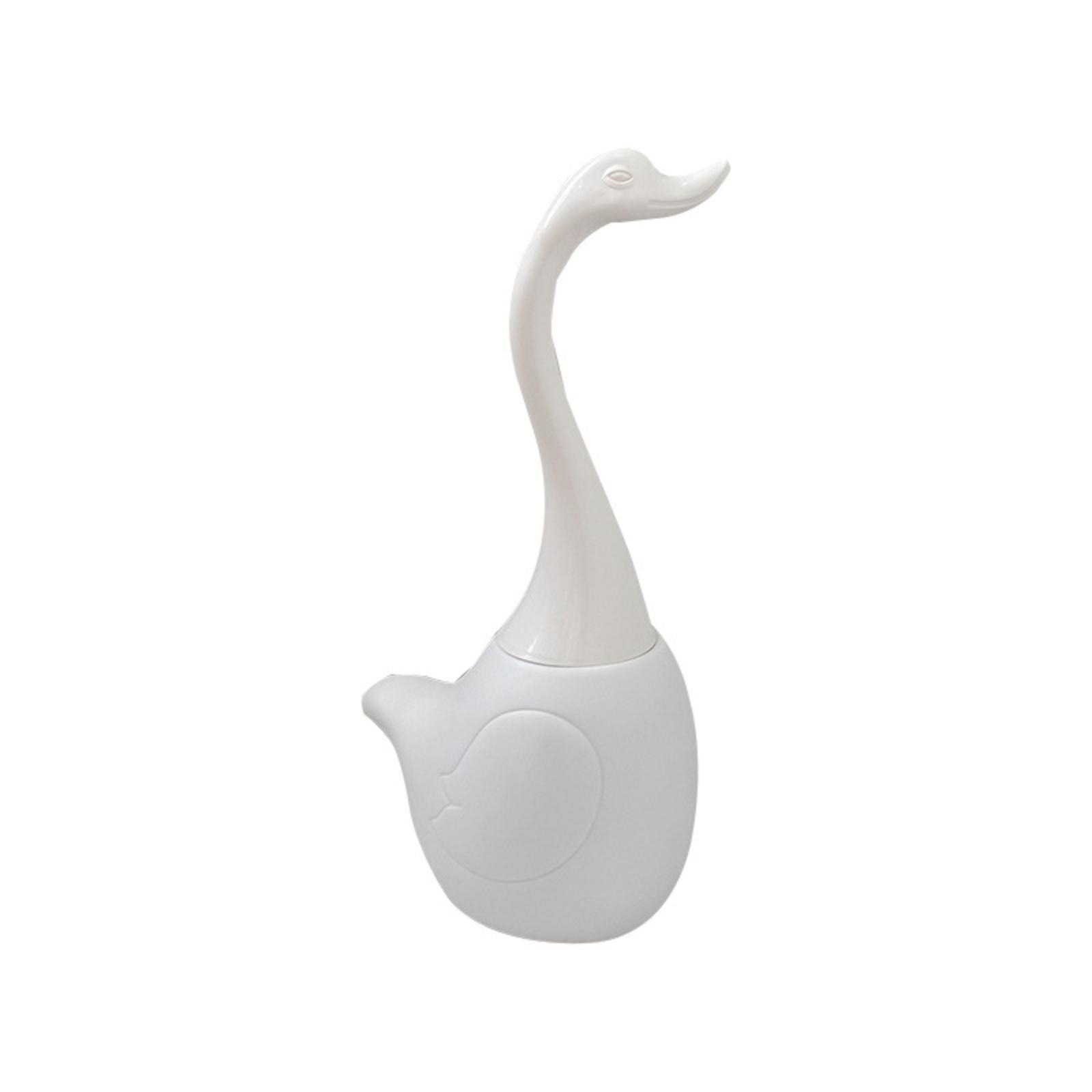 Creative Swan Shaped Toilet Brush Set with Decorative Holder for Bathroom Cleaning and Home Decor Functional Design one size
Creative Swan Shaped Toilet Brush Set with Decorative Holder for Bathroom Cleaning and Home Decor Functional Design one size