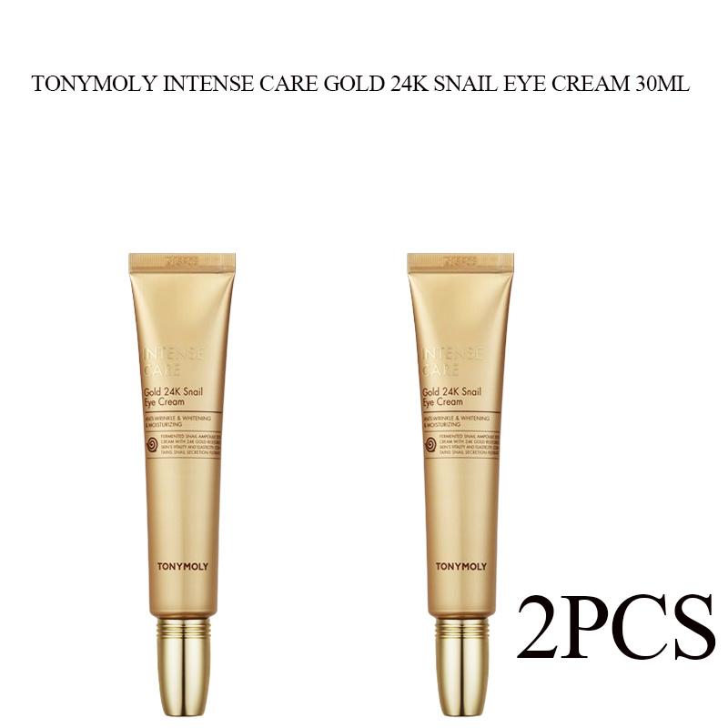 TONYMOLY Intense Care Gold 24K Snail Eye Cream 30 мл 2PCS
TONYMOLY Intense Care Gold 24K Snail Eye Cream 30 мл 2PCS