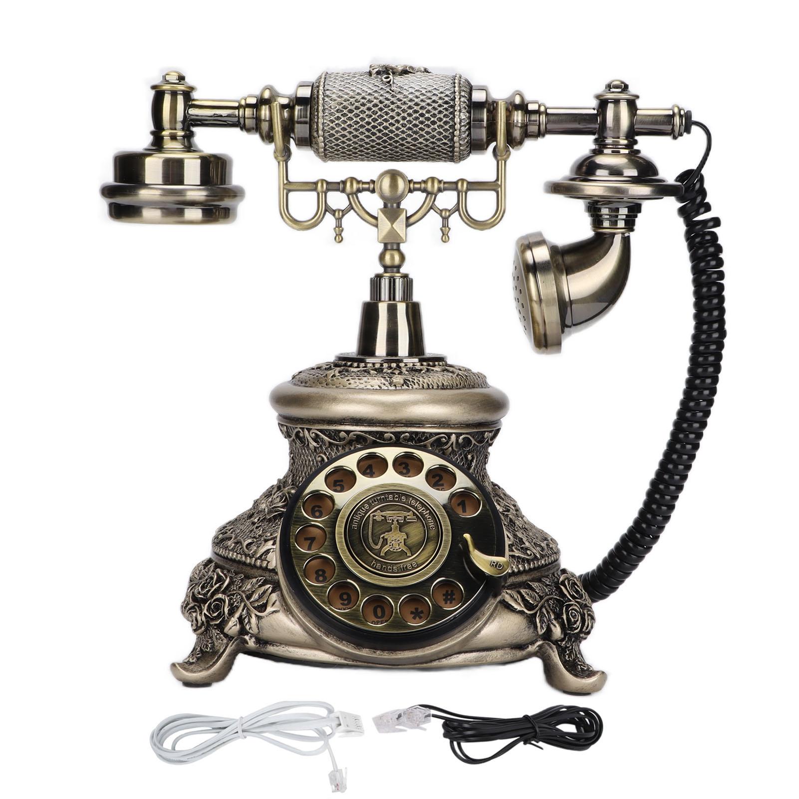 Vintage Rotary Telephone Retro Landline Telephones for Home Hotel Office Decoration Old Fashioned Telephone
Vintage Rotary Telephone Retro Landline Telephones for Home Hotel Office Decoration Old Fashioned Telephone
