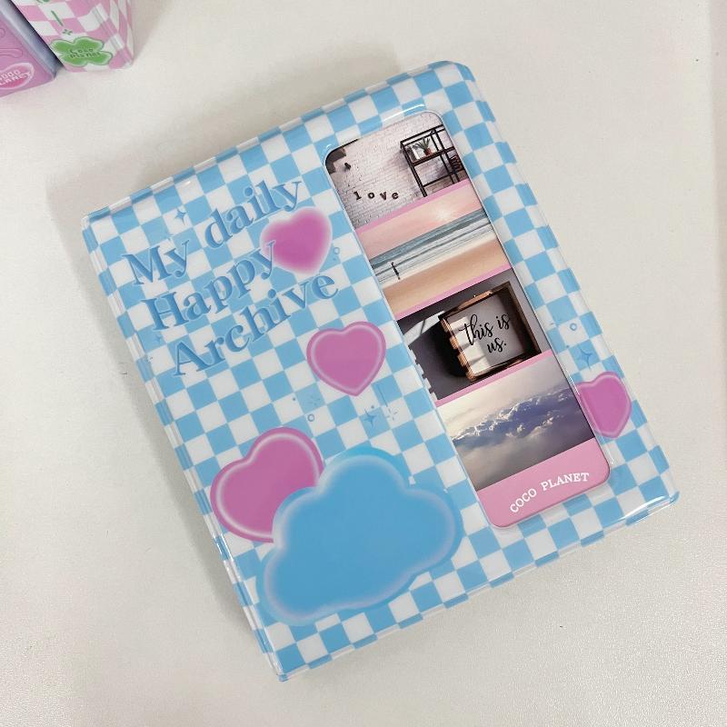 Korean Fashion Cute Heart Shaped 4-Grid Photo Album Storage Card Book 3IN for Girls Idol Fans Photo Frame Gift синий
Korean Fashion Cute Heart Shaped 4-Grid Photo Album Storage Card Book 3IN for Girls Idol Fans Photo Frame Gift синий