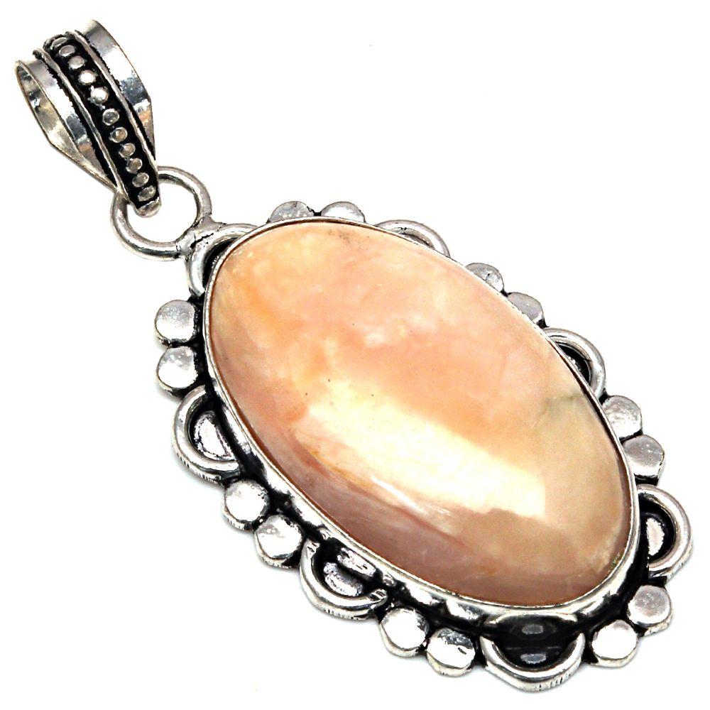 Подвеска из ископаемого коралла, серебряное украшение ручной работы на День матери 2,25 дюйма 
Подвеска из ископаемого коралла, серебряное украшение ручной работы на День матери 2,25 дюйма