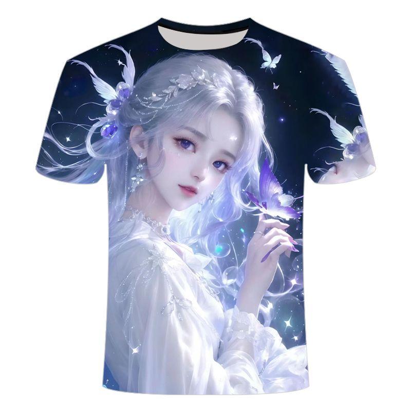 Летняя популярная новая 3D-печатная футболка с короткими рукавами и персонализированным рисунком в китайском стиле для милых девушек, мужская и женская футболка с круглым вырезом 6XL
Летняя популярная новая 3D-печатная футболка с короткими рукавами и персонализированным рисунком в китайском стиле для милых девушек, мужская и женская футболка с круглым вырезом 6XL