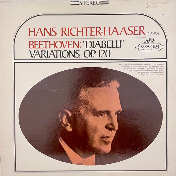 LP Record HANS RICHTER HAASER Beethoven Diabelli Variations Op. 60027 SERAPHIM US Classical Used
LP Record HANS RICHTER HAASER Beethoven Diabelli Variations Op. 60027 SERAPHIM US Classical Used