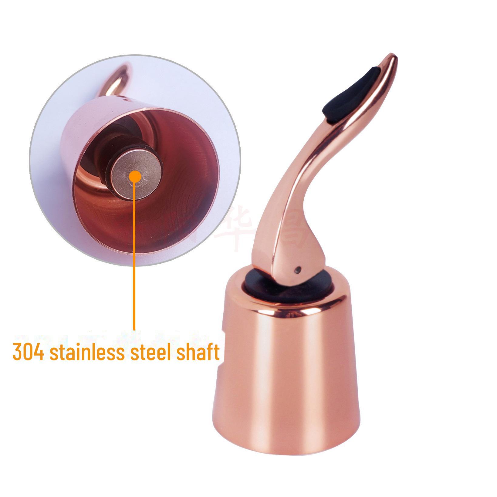 Пробка из нержавеющей стали для красного вина и шампанского
Пробка из нержавеющей стали для красного вина и шампанского