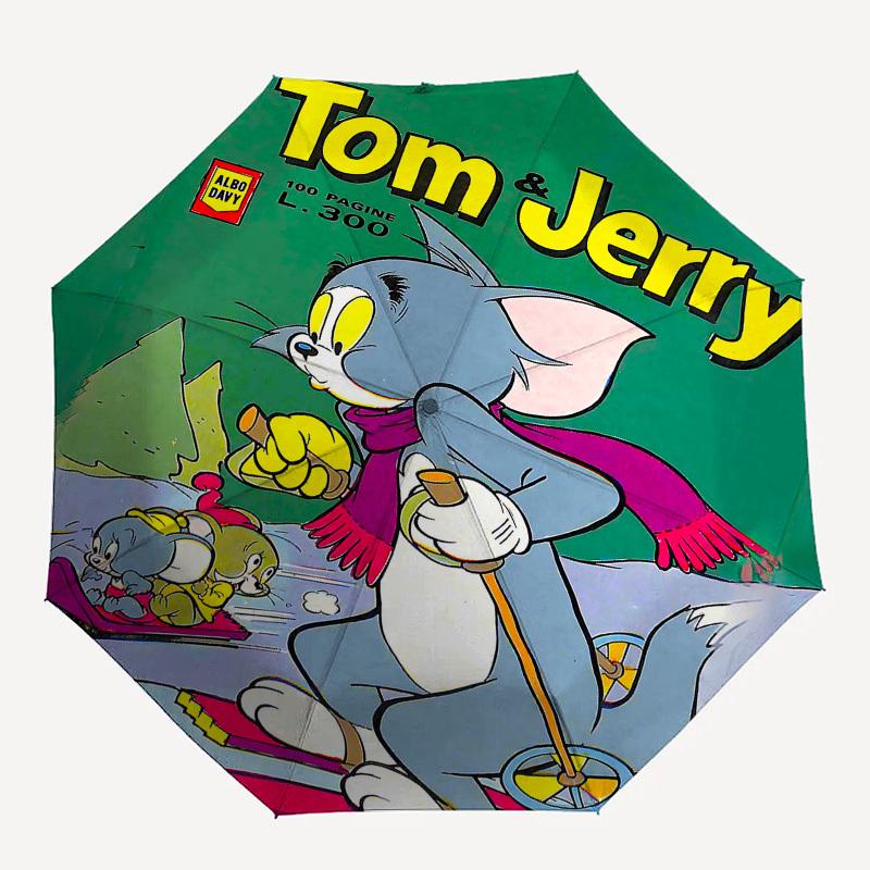 1pc Tom & Jerry Automatic Folding Umbrella - Compact 8-Rib Design, Durable Plastic & Iron1165L
1pc Tom & Jerry Automatic Folding Umbrella - Compact 8-Rib Design, Durable Plastic & Iron1165L