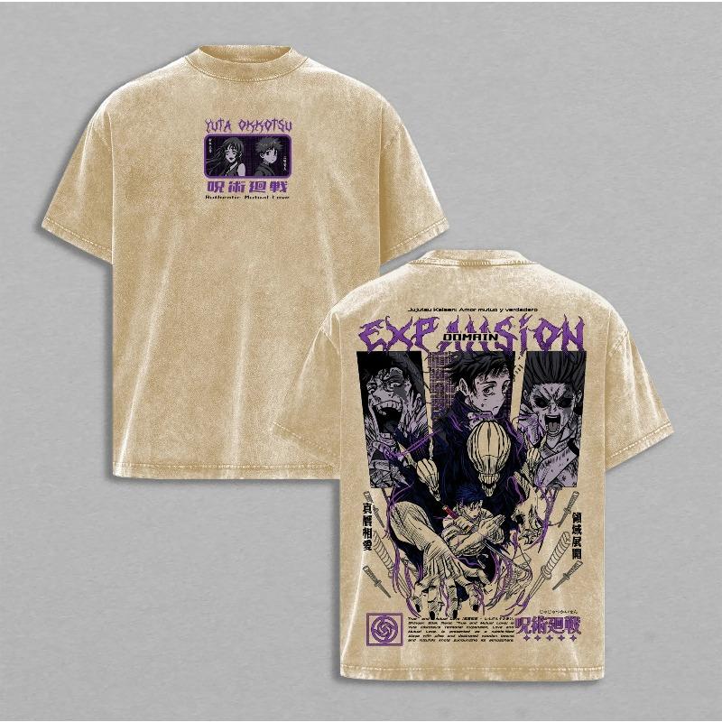 Okkotsu Yuta Jujutsu Kaisen T Shirt Men s Unisex Clothing Anime Vintage Washed T-shirt Summer Short Sleeve Cotton Tees Tops S
Okkotsu Yuta Jujutsu Kaisen T Shirt Men s Unisex Clothing Anime Vintage Washed T-shirt Summer Short Sleeve Cotton Tees Tops S