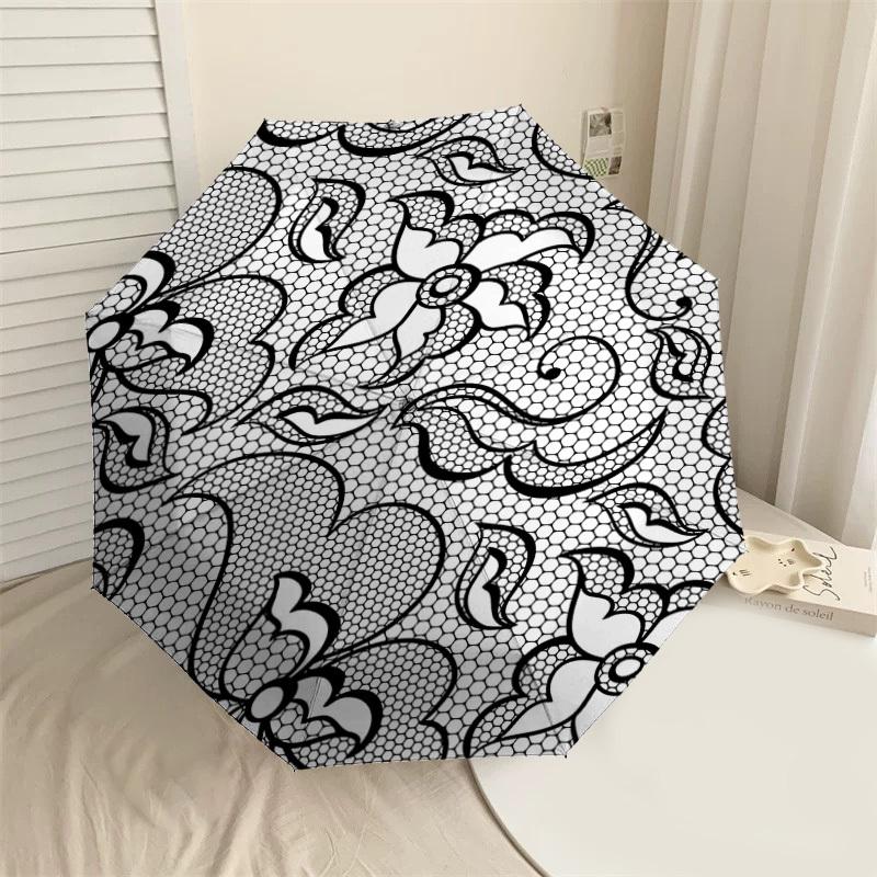 1PC lace patternUmbrella-8-Rib Reinforced, Automatic Open, Lightweight & Durable, Cute Fashion Accessory for Outdoor-P137
1PC lace patternUmbrella-8-Rib Reinforced, Automatic Open, Lightweight & Durable, Cute Fashion Accessory for Outdoor-P137