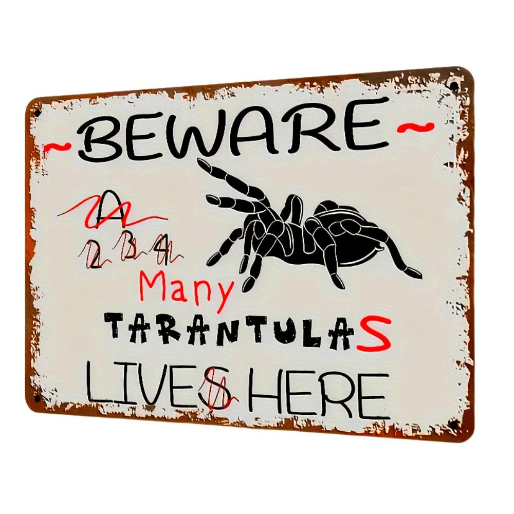 Vintage Beware of Tarantulas Metal Tin Sign, Iron Wall Decor Plaque for Home Bar Garage Men s Cave Café Warning Art 20x30cm
Vintage Beware of Tarantulas Metal Tin Sign, Iron Wall Decor Plaque for Home Bar Garage Men s Cave Café Warning Art 20x30cm