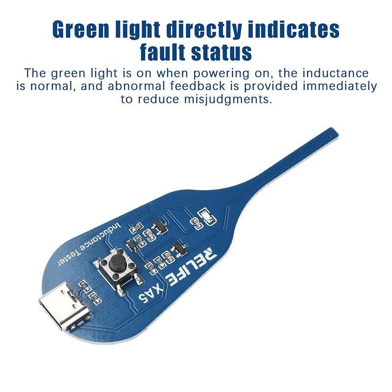 XA5 Inductance Tester Electromagnetic Induction High Precision Detection Easy Operation Strong Stability Rapid Fault Lock Type-c синій
XA5 Inductance Tester Electromagnetic Induction High Precision Detection Easy Operation Strong Stability Rapid Fault Lock Type-c синій